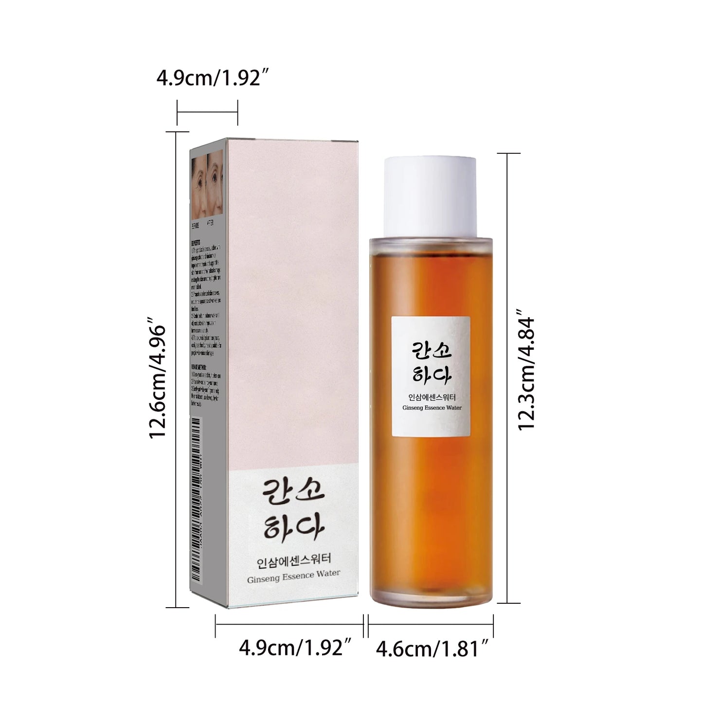 Ginseng Face Essence Moisturize Lighten Fine Line Smooth Restores Dry Dull Skin Brighten Serum Hydrating Facial Care Toner