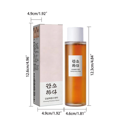 Ginseng Face Essence Moisturize Lighten Fine Line Smooth Restores Dry Dull Skin Brighten Serum Hydrating Facial Care Toner