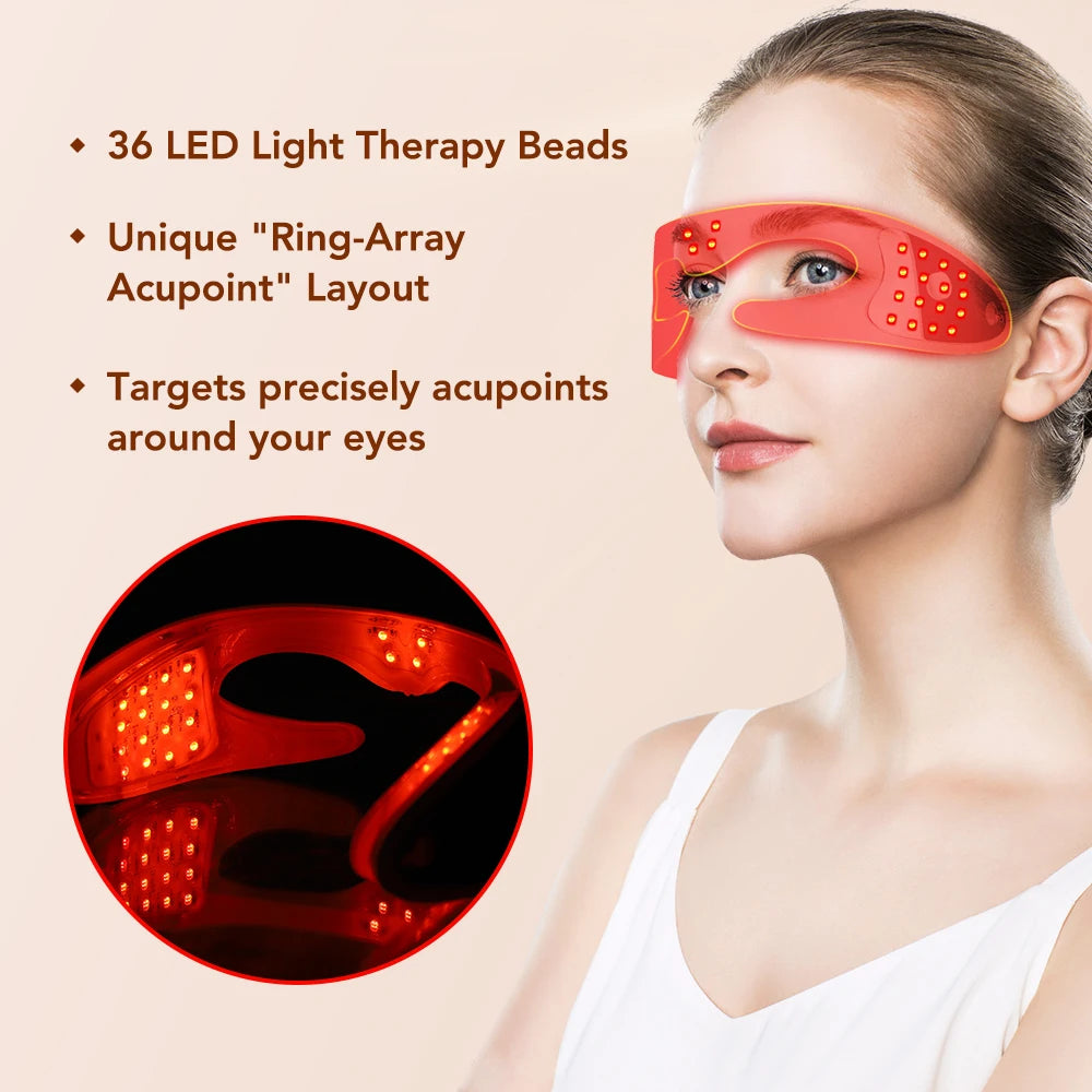 3D Eye Beauty Massager Vibration Eye Beauty Machine 36 LED Beads Eye Care Device Reduce Fine Lines