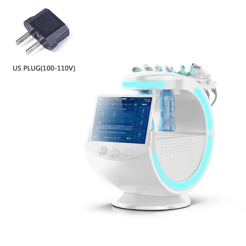 7 In 1 Hydra Beauty Facial Hydrodermabrasion Microdermabrasion Machine Skin Care Small Oxygen Hydrogen Bubble Hydrogenation US PLUG