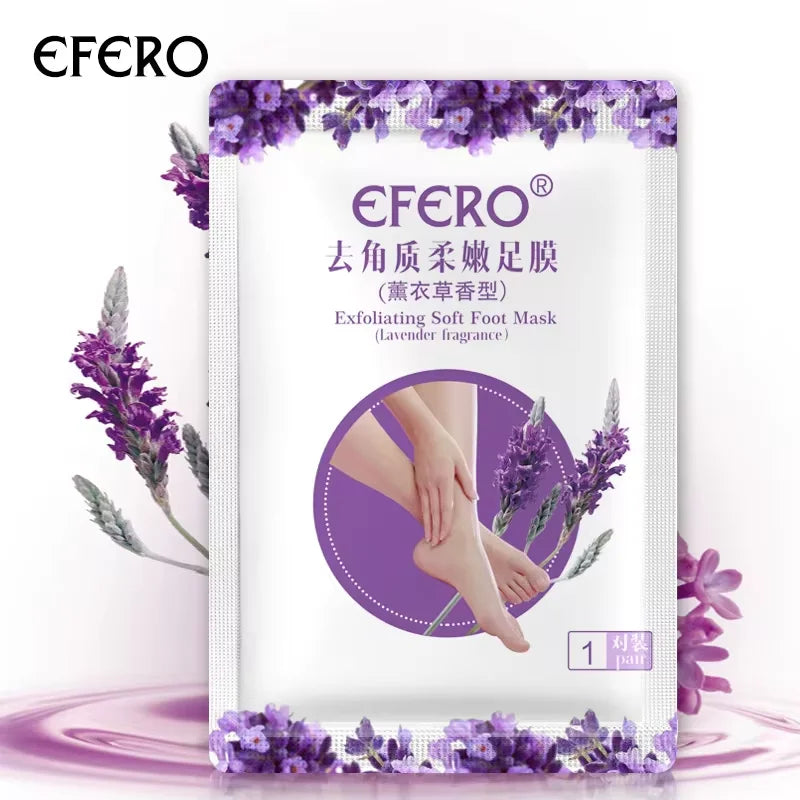 1 Pag = 1 Pair Honey Foot Mask For Remove Dead Skin Calluses Exfoliating Foot Mask Feet Cream Whitening Foot Spa Skin Care Tool A lavender