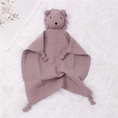 Baby Name Personalized Embroidered Baby Soother Appease Towel Bib Soft Absorbent Cloth Kids Sleeping Nursing Cuddling Blanket Purple 1