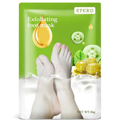 1 Pag = 1 Pair Honey Foot Mask For Remove Dead Skin Calluses Exfoliating Foot Mask Feet Cream Whitening Foot Spa Skin Care Tool A olive