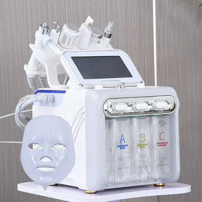 7 in 1 Aqua Peeling H2O2 Facial Machine Hydra Water Dermabrasion Skin Scrubber Peel Oxygen Jet Facial Machine