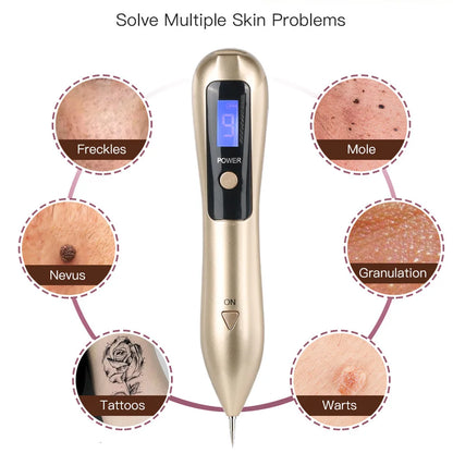Portable 9 Levels Laser Plasma Pen Remove Pen Wart Remover Tattoo Remover Instruments Skin Tag Removal Spot Beauty Care Tool