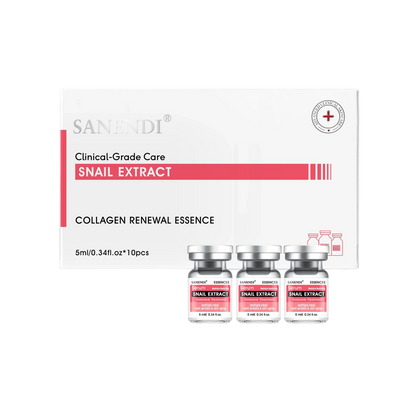 10Vials Hyaluron Acid Ampoule Serum for Facial Dr.Pen Micronneed Retinol EGF Peptide VC Snail Mucin Moisturizing Skin Care SNAIL EXTRACT