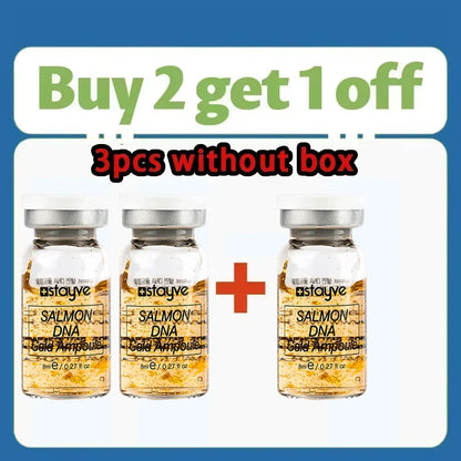 Stayve 8ml Salmon DNA Golden Ampoule Serum Kit Natural Ingredients, Moisturizing, Tender, Lifting, Firming Facial Care Skin buy 2 get 1