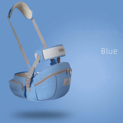 Ergonomic Baby Carrier Portable Infant Kid Hip Seat Waist Stool Sling Front Facing Kangaroo Baby Wrap Carrier For Baby Gear Blue
