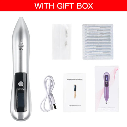 Portable 9 Levels Laser Plasma Pen Remove Pen Wart Remover Tattoo Remover Instruments Skin Tag Removal Spot Beauty Care Tool