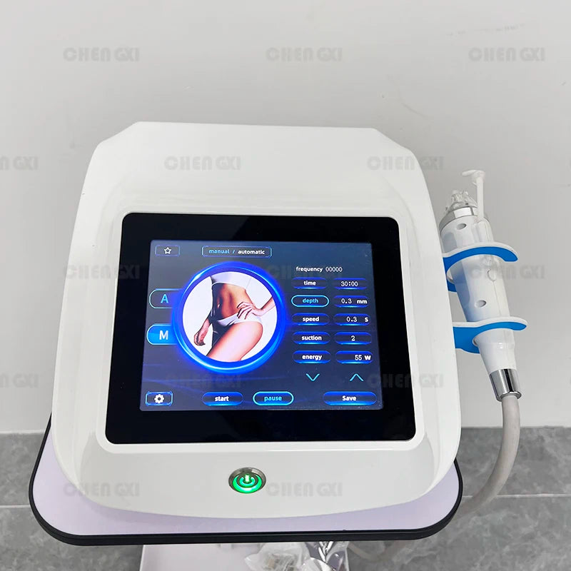 Single handle RF repair scar whitening and skin rejuvenation gold RF microneedle 220V
