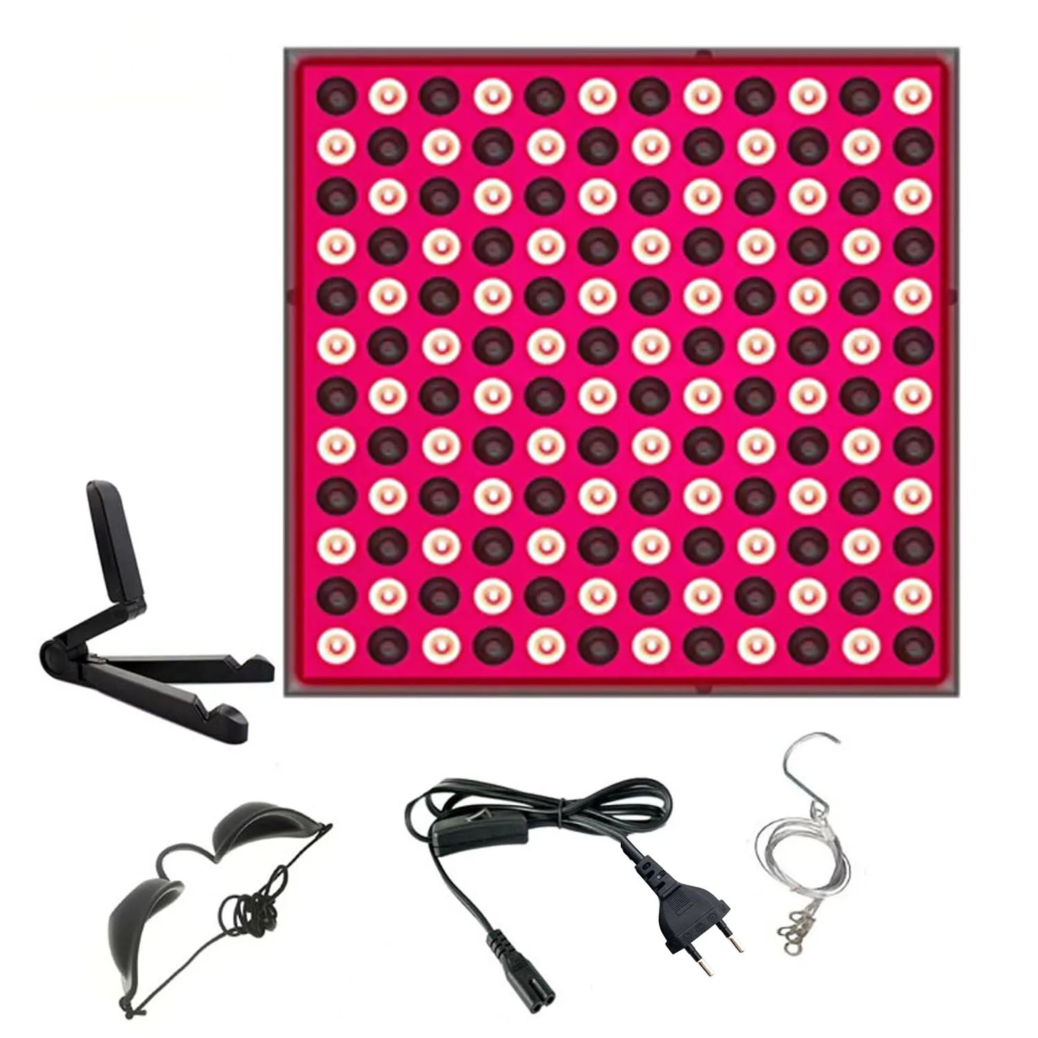 LED red panel light facial anti-aging skin care beauty 144 LED light body physiotherapy tools yoga relaxation lamp EU