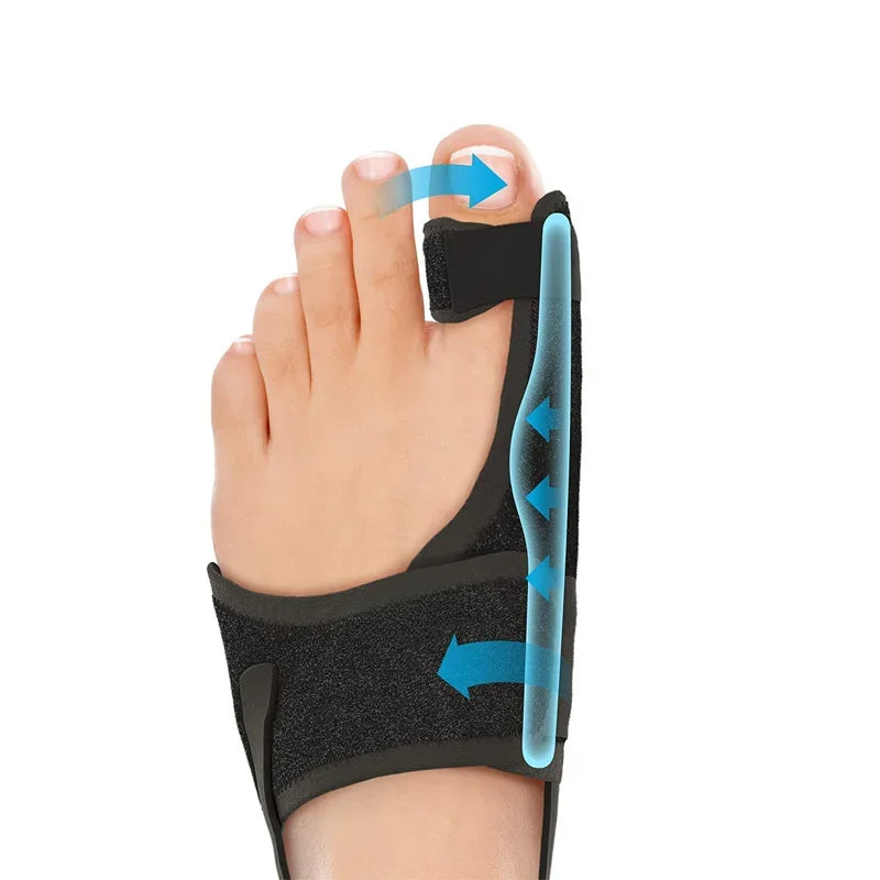Orthopedic Bunion Splint Corrector Big Toe Separator Pain Relief Non-surgical Hallux Valgus Correction Hammer Toe Straightener Right
