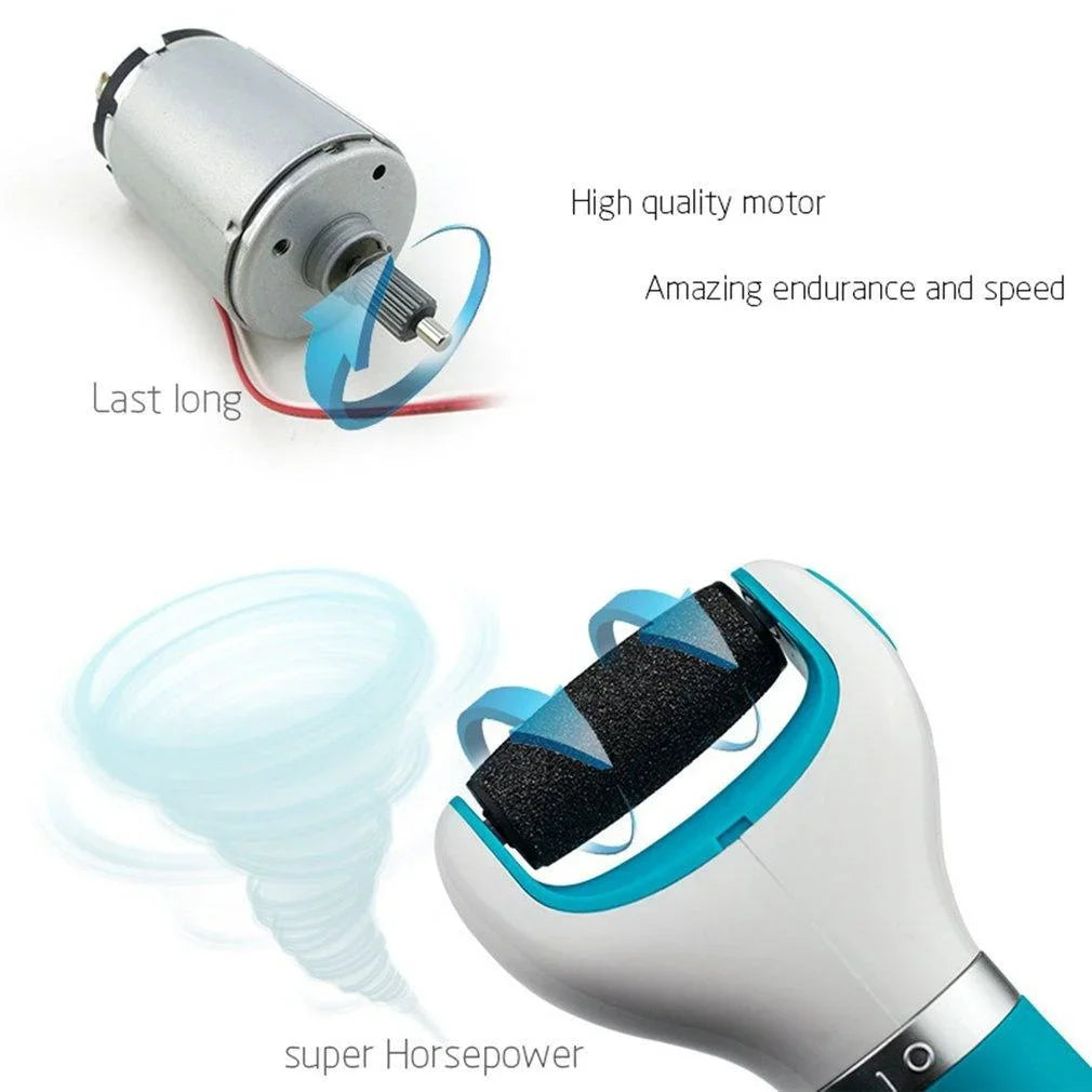 Electric Foot Care Machine Pedicure Exfoliator Callus Remover Dead Skin Tool Rechargeable Foot File Grinder for Soft Smooth Feet