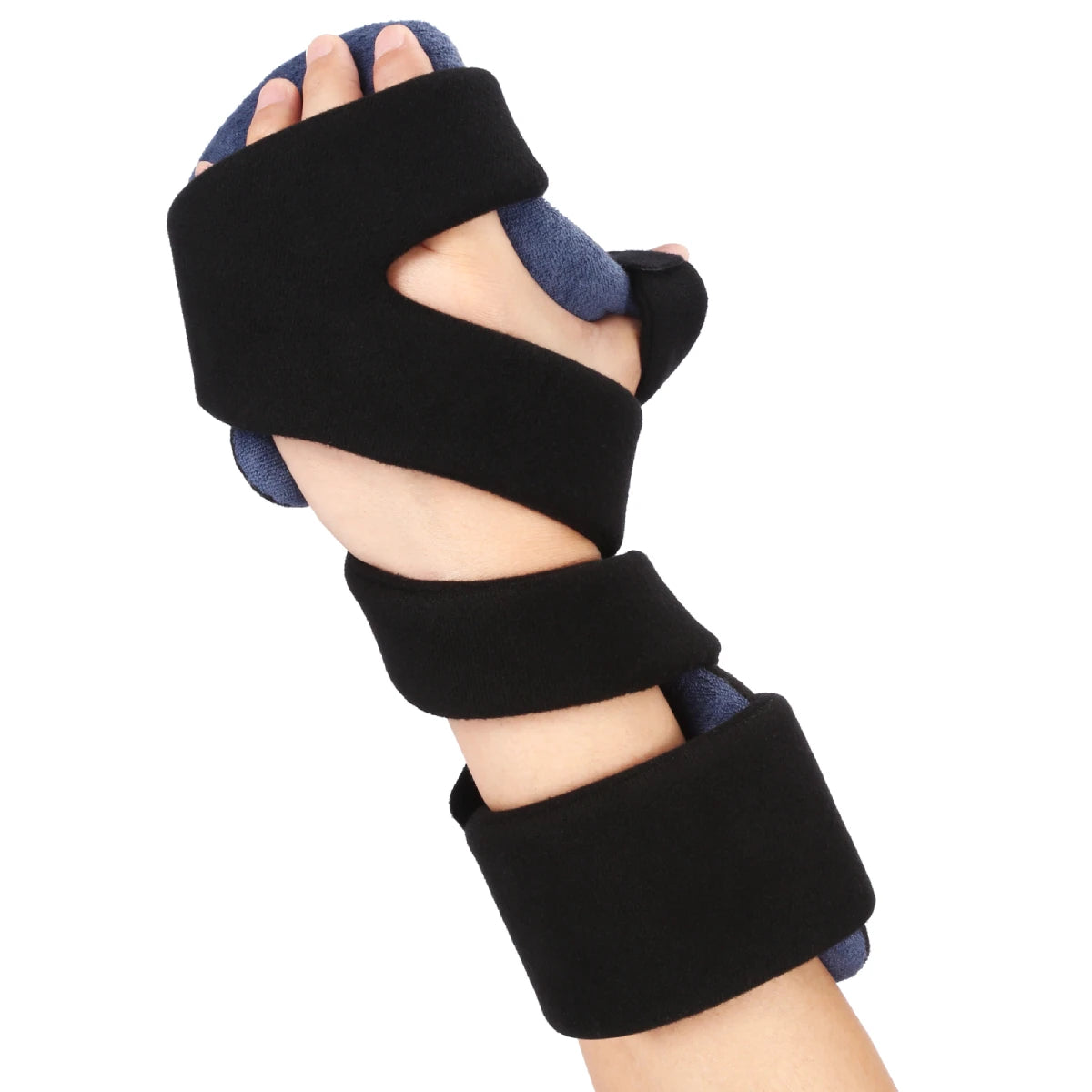 VELPEAU Hand Splint Orthosis for Stroke Finger, Arthritis and Carpal Tunnel Pain Wrist Brace Immobilizer with Finger Separator For left hand