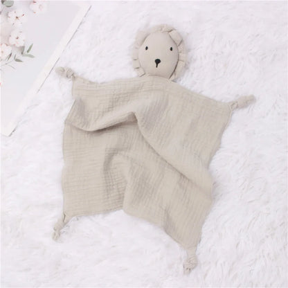 Baby Name Personalized Embroidered Baby Soother Appease Towel Bib Soft Absorbent Cloth Kids Sleeping Nursing Cuddling Blanket Grey