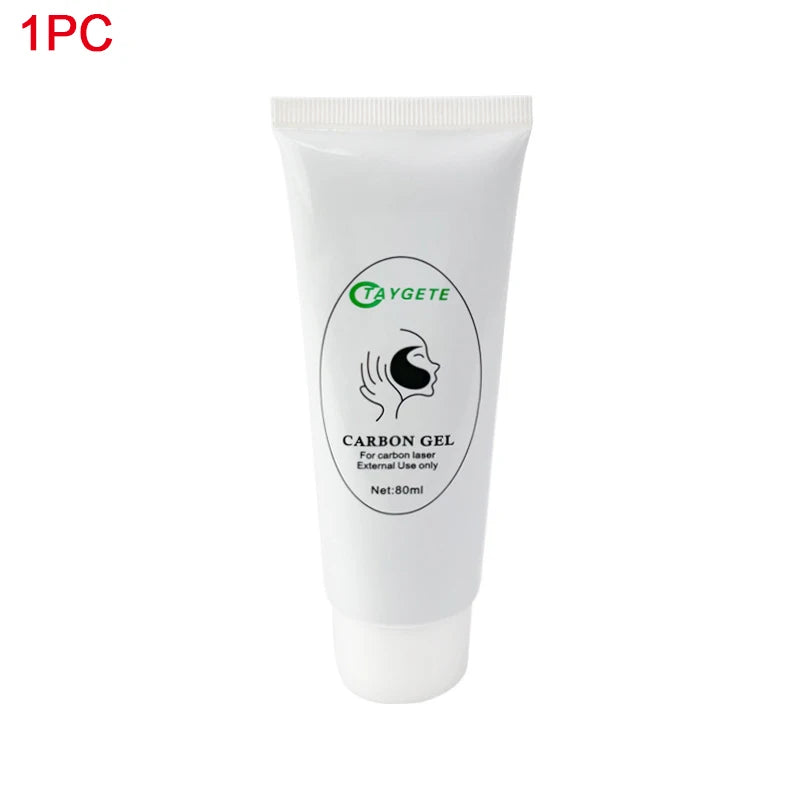 2/5Pcs Black Gel Mask For ND YAG Laser Skin Peeling Carbon Cream Whitening Facial Rejuvenation Moisturizing Peel Deep Cleaning 1Pcs GEL