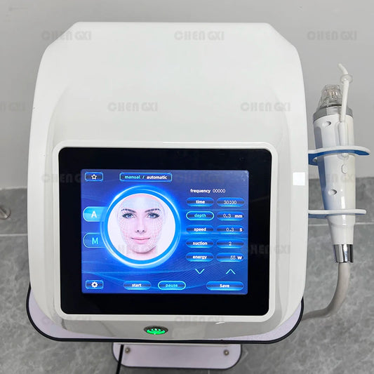 Single handle RF repair scar whitening and skin rejuvenation gold RF microneedle 220V