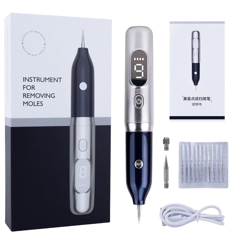 Laser Plasma Pen For Mole Dark Spot Freckle Nevus Wart Skin Tag Pimples Tattoo Removal Skin Face Care Beauty Machine Papilloma White blue CHINA