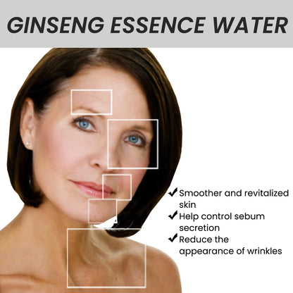 Ginseng Face Essence Moisturize Lighten Fine Line Smooth Restores Dry Dull Skin Brighten Serum Hydrating Facial Care Toner