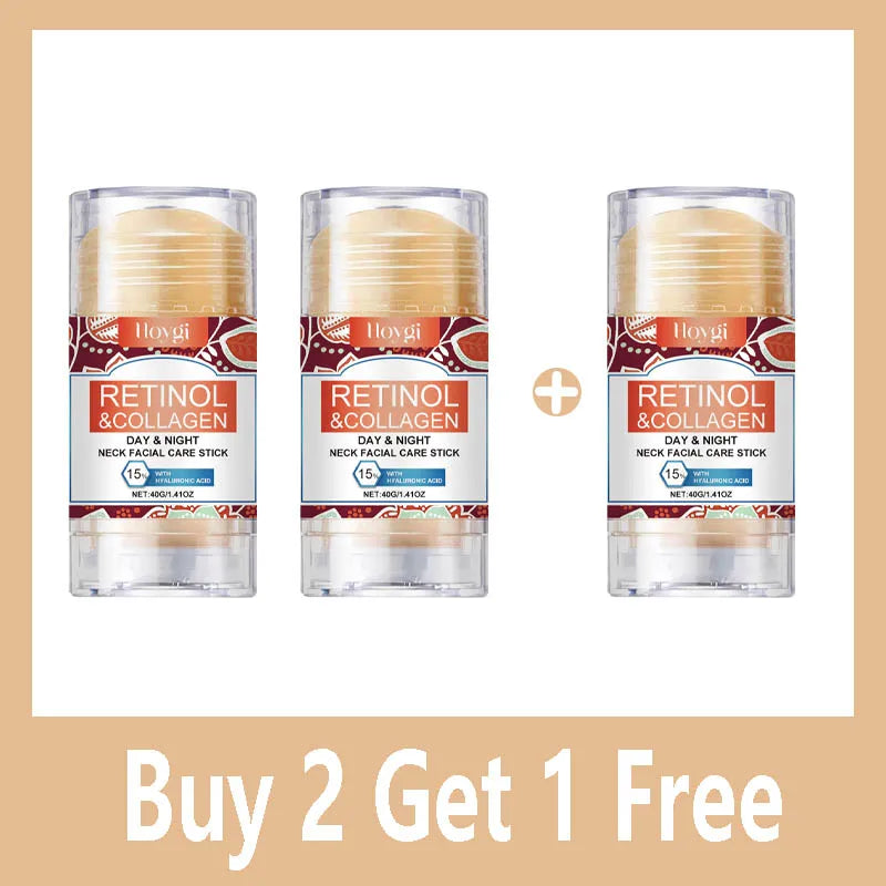 Retinol & Collagen Neck Cream - 40g | Firming, Moisturizing & Lifting | Hyaluronic Acid for All Skin Types Buy 2 Get 1 Free