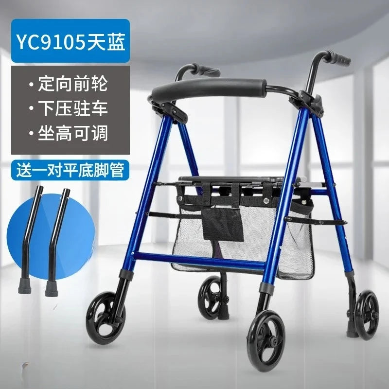 Practical Walking Aid for The Elderly, Walking Rehabilitation Walker, ‌Strolling‌ Aid for The Disabled, Walking Cane ‌Locomotion 08