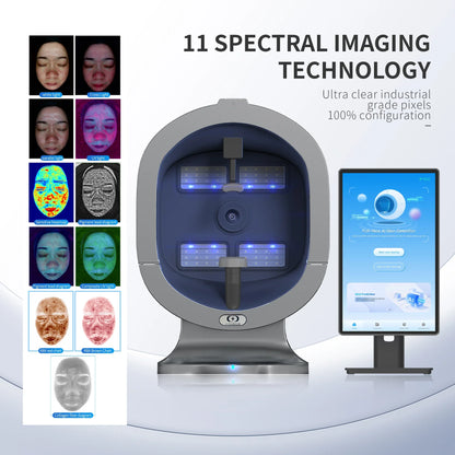 New Professional 3D Facial X5 Camera Scanner UV Skin and Hair Analysis Measuring Machine Digital Facial Scanner Skin Analyzer. X5