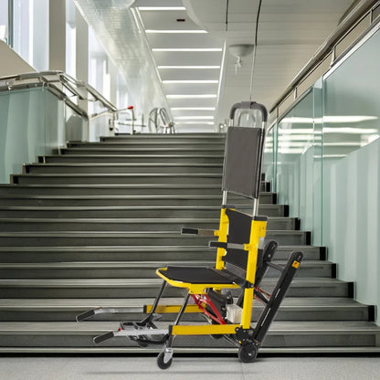Foldable electric stair-climbing wheelchair for the elderly and disabled people