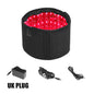 Red ＆Infrared Light Therapy Belt 850nm 660nm LED Beauty Devices fo Wrap Burn Fat Face Wrap Slimming Waist Heat Pad Full Body BLACK-UK