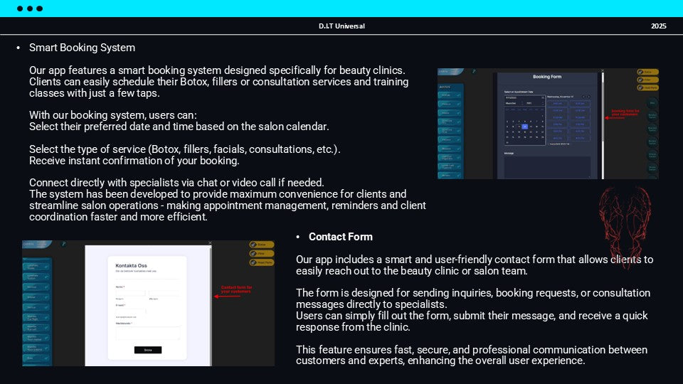 3D Web Application for Botox and Filler