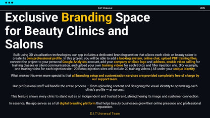 3D Web Application for Botox and Filler