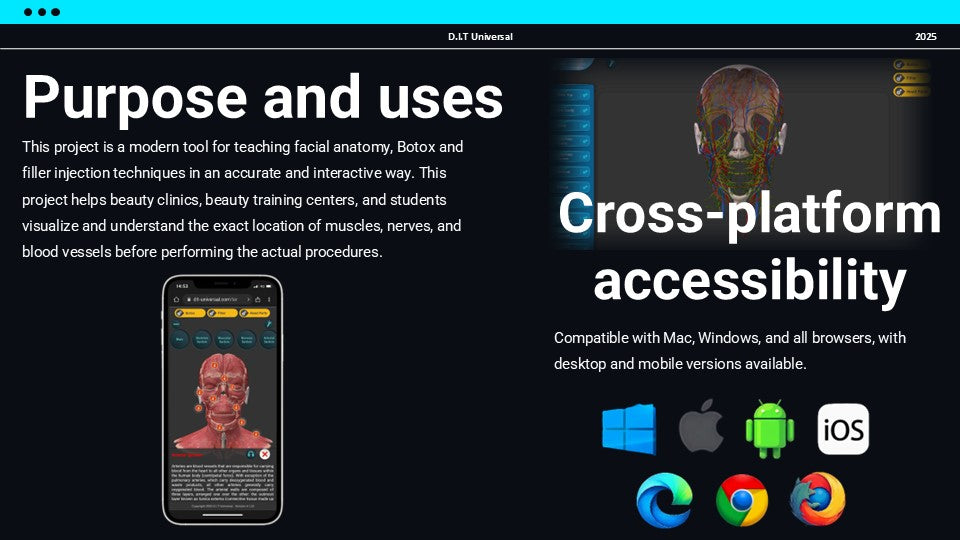 3D Web Application for Botox and Filler