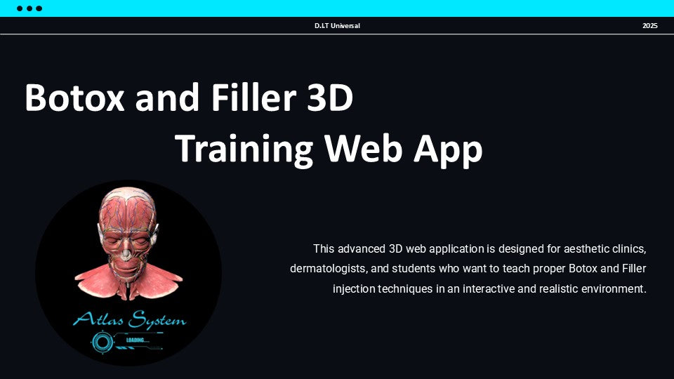 3D Web Application for Botox and Filler