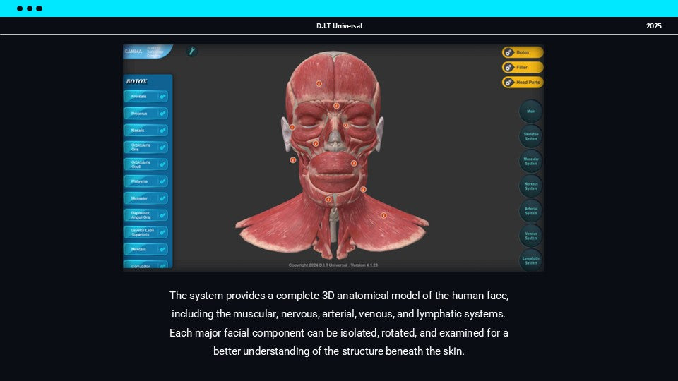 3D Web Application for Botox and Filler