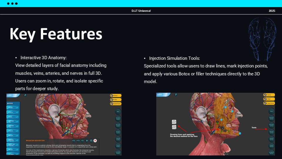 3D Web Application for Botox and Filler