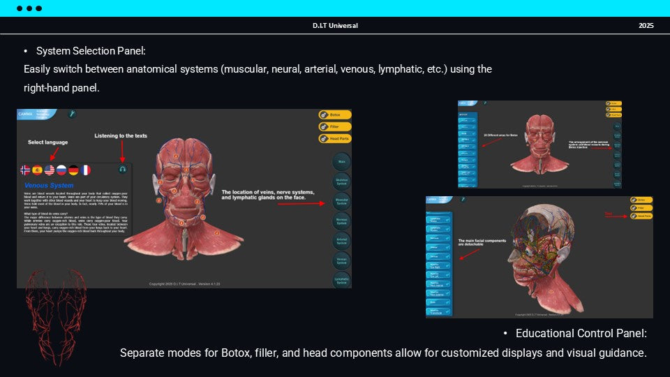 3D Web Application for Botox and Filler